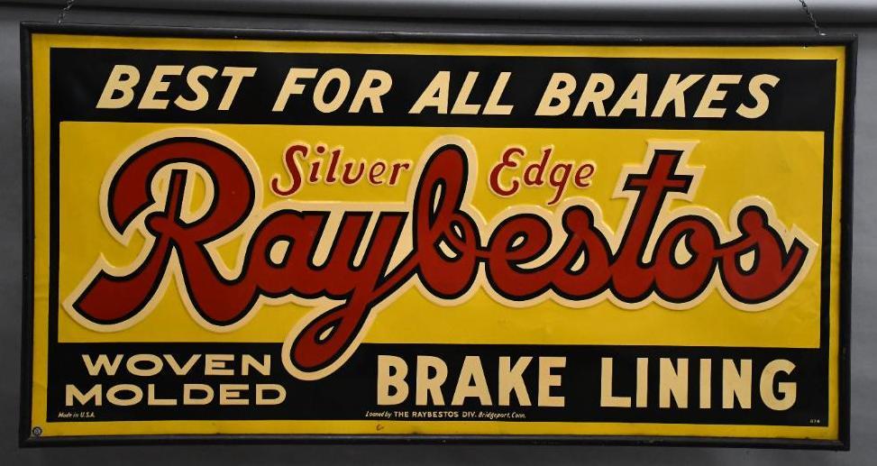Raybestos "Best For All Brakes" Metal Sign (1 of 6)