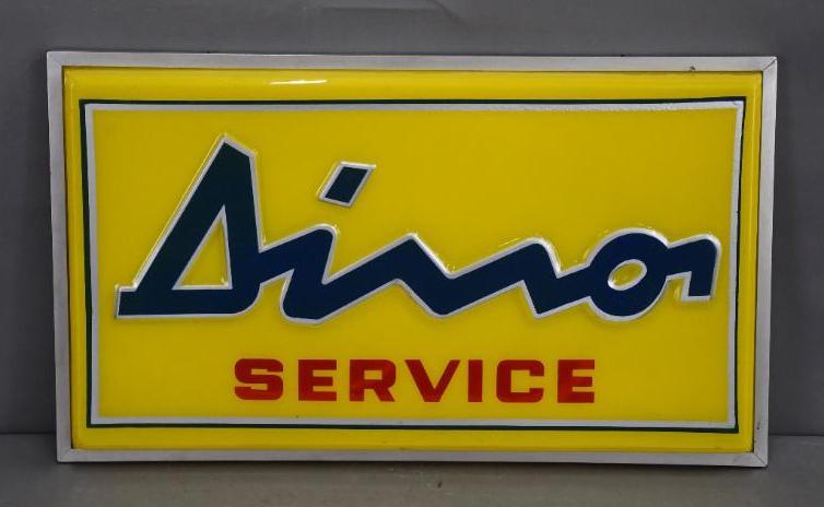 Dino Service Plastic Sign (1 of 2)
