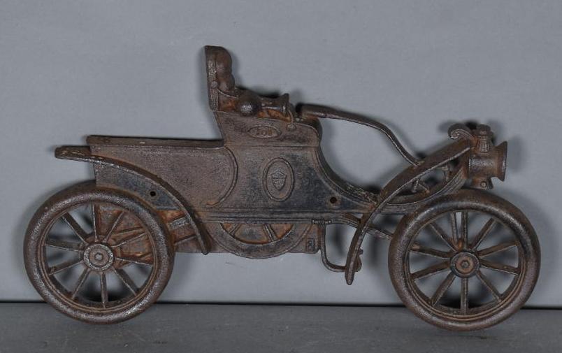 Cast Iron Early Auto Plaque (1 of 2)