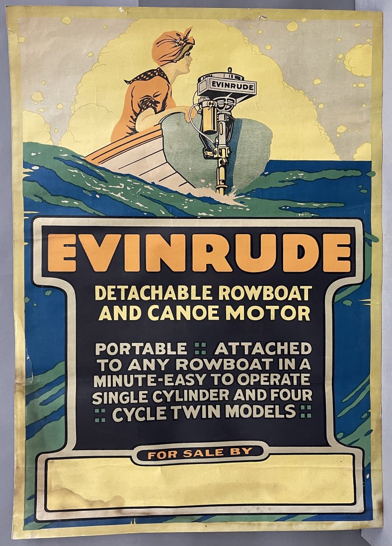 Evinrude "Detachable Rowboat & Canoe Motors" Poster (1 of 1)