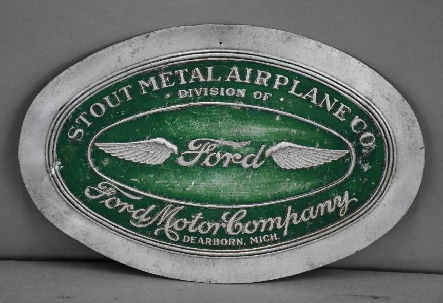 1920's Stout Metal Airplane Co. Ford Motor Co. w/Winged (1 of 2)