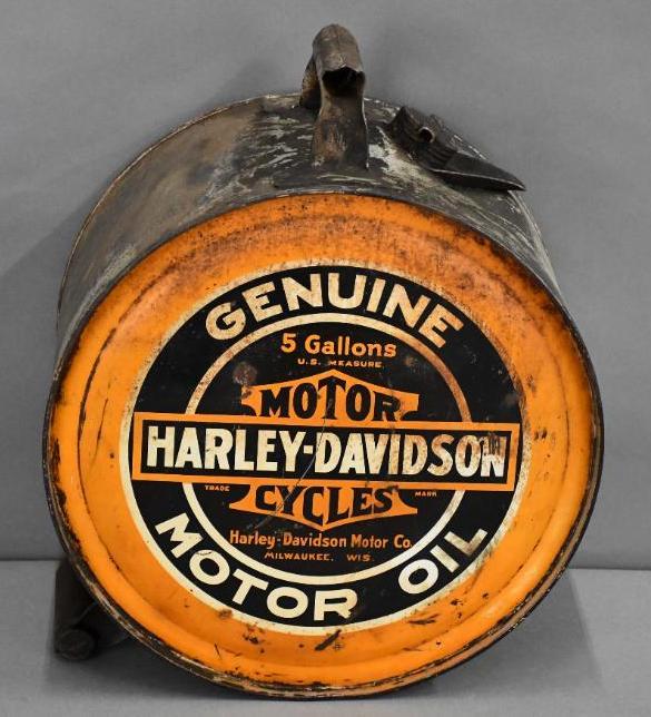 Genuine HarleyDavidson Motor Oil Metal Five Gallon Apr 03, 2022