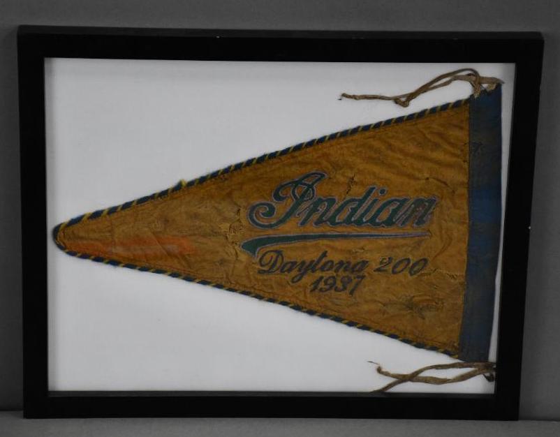 1937 Indian (motorcycle) Daytona 200 Pennant (1 of 5)