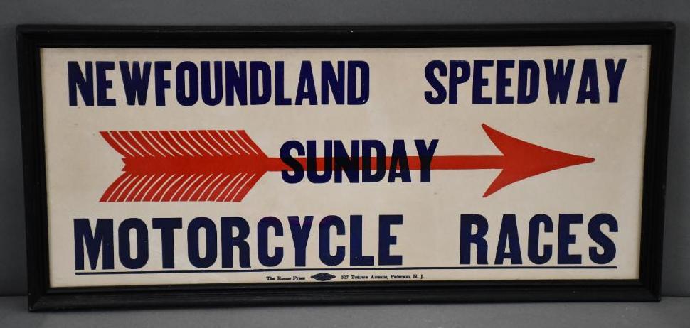 Newfoundland Speedway Sunday Motorcycle Races Poster (1 of 3)