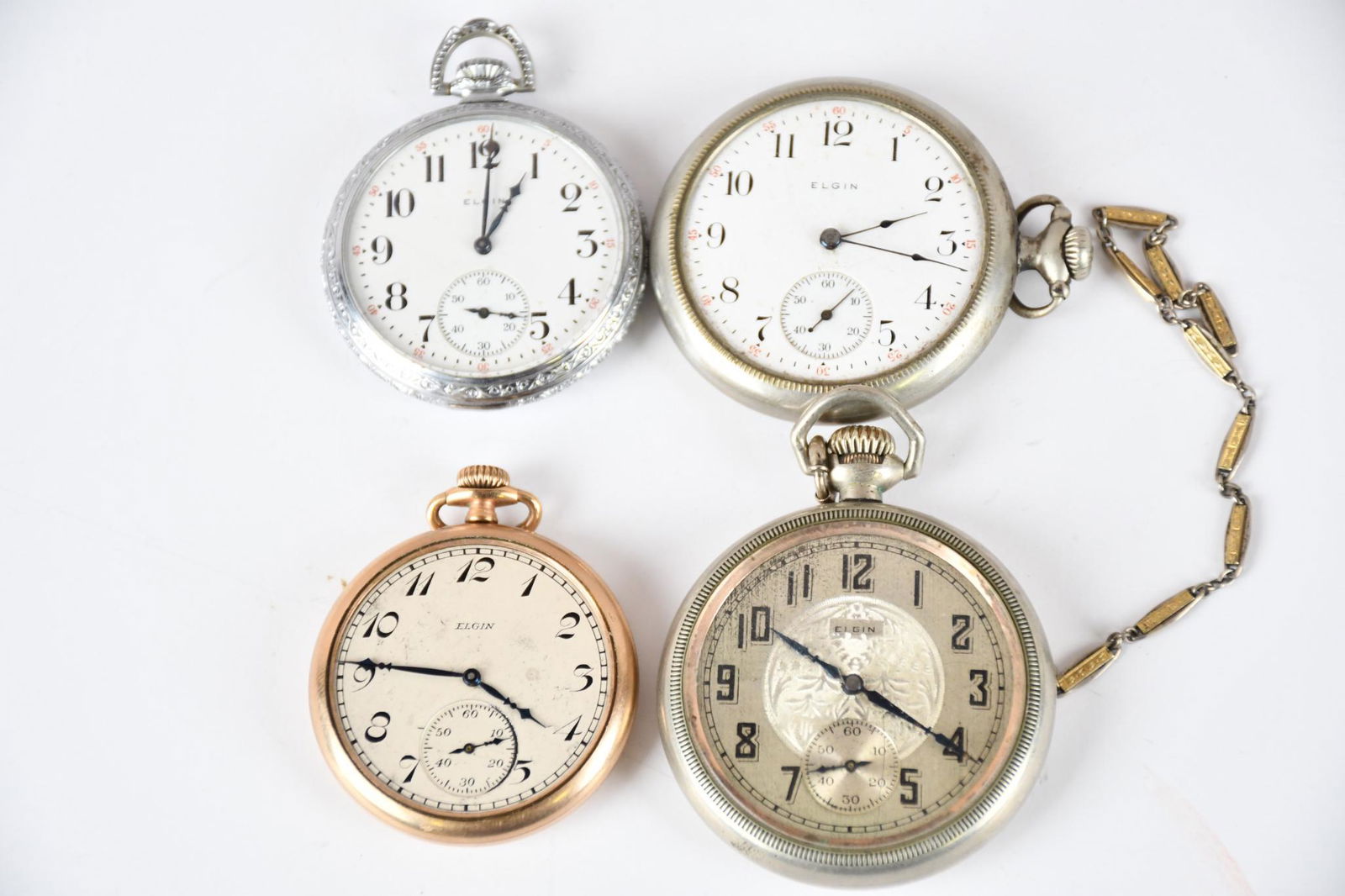 4-Elgin Pocket Watches (1 of 6)