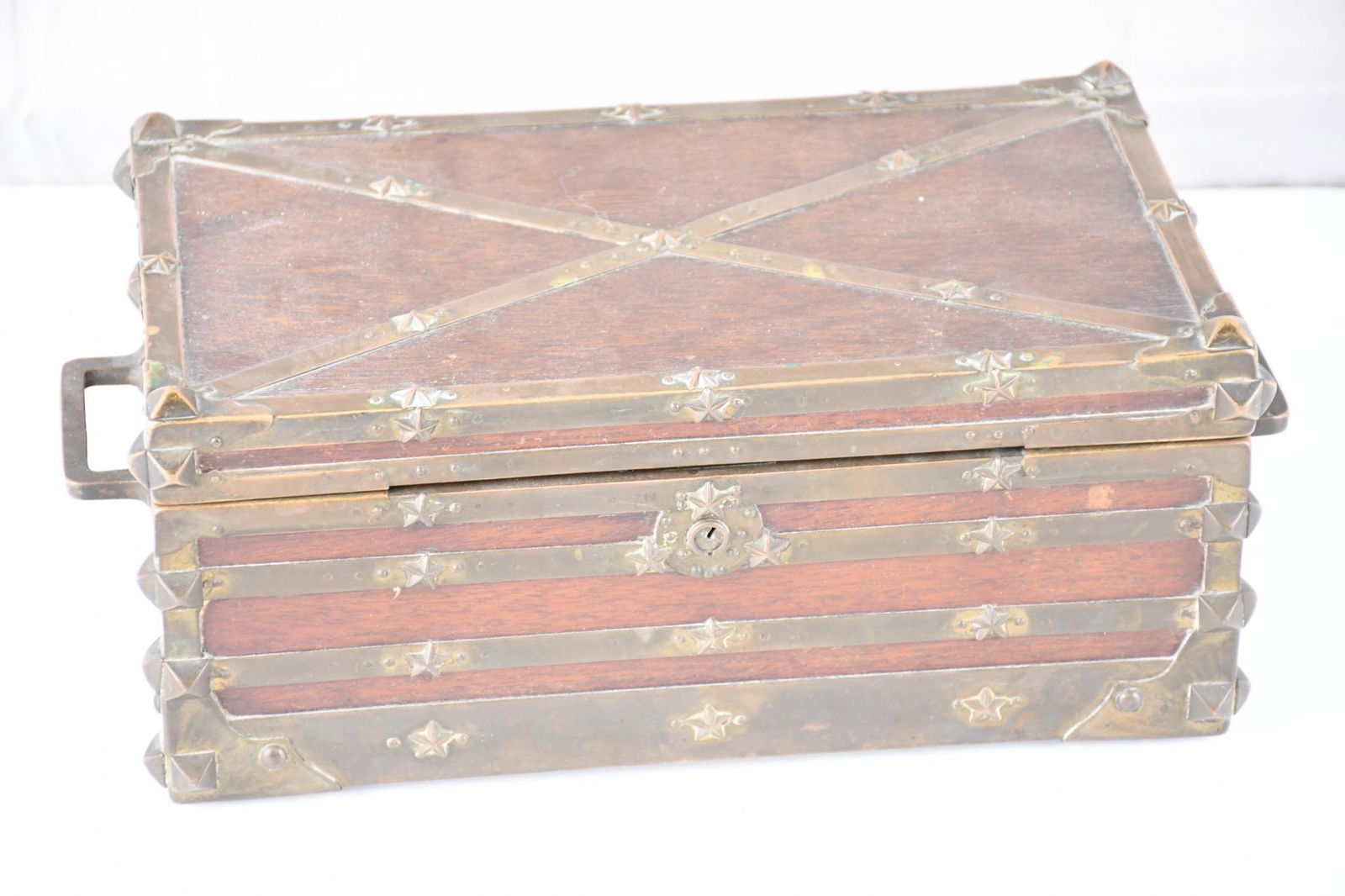 Brass & Walnut Jewelry Box (1 of 4)