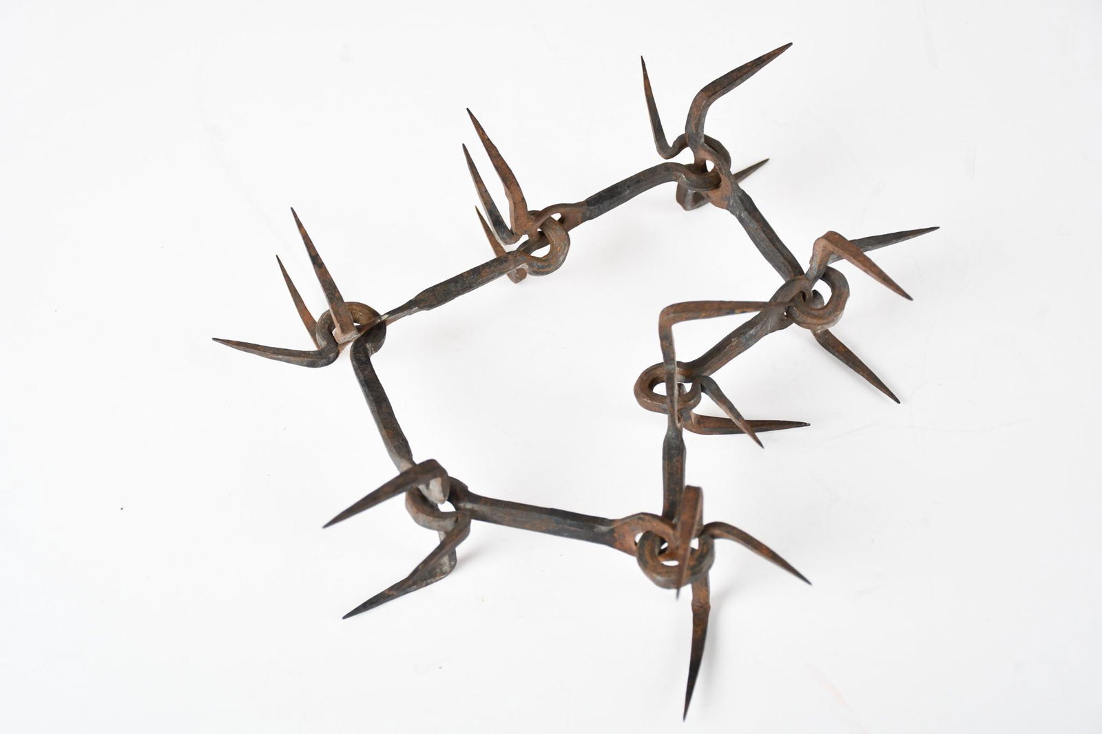 Hand Forged Spiked Dog Collar for Fox Hunting (1 of 2)