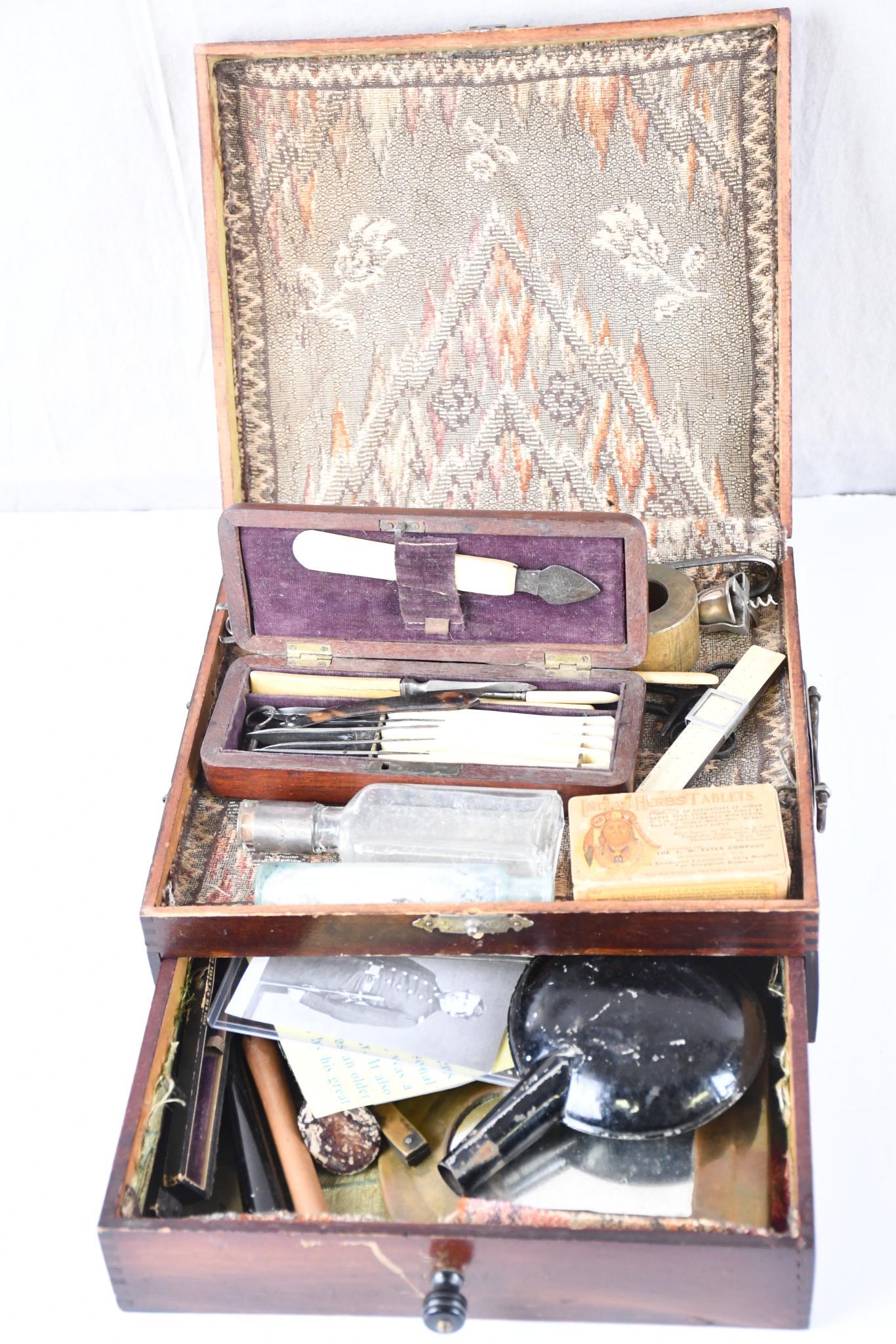 Civil War Surgeon's Box of Dr. Levi Curtis 5th New York Cavalry (1 of 8)