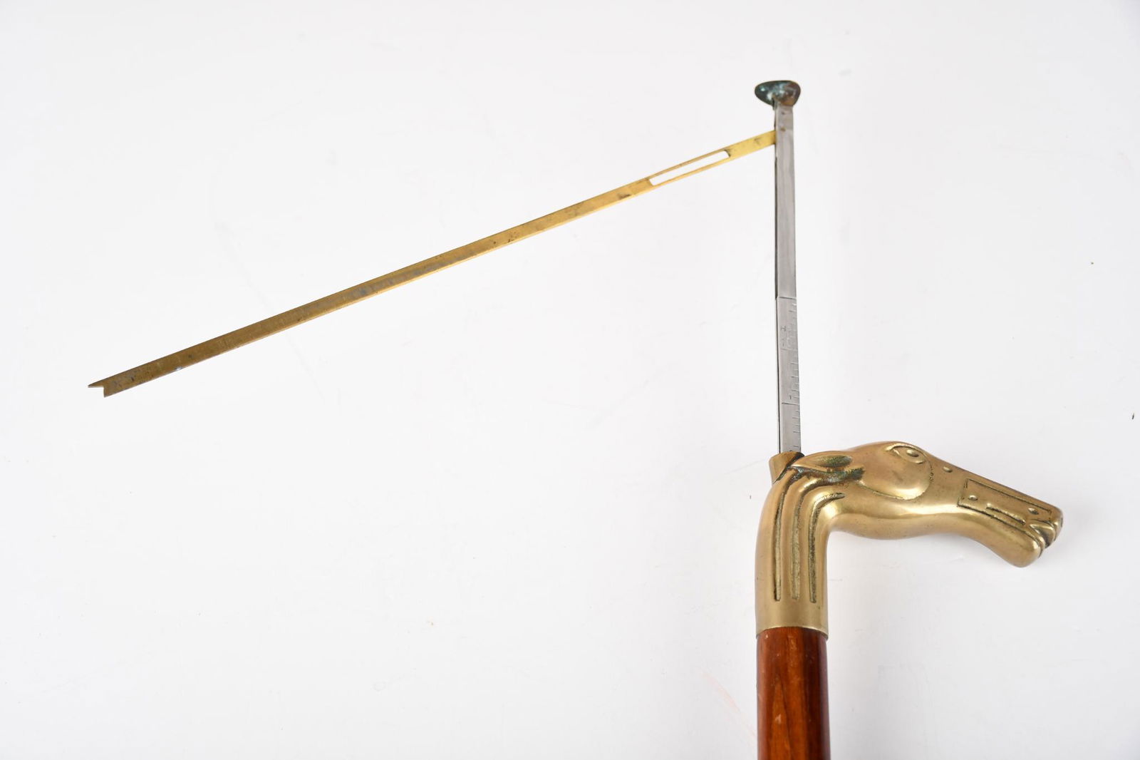 Horse Measuring Cane Brass Head (1 of 6)