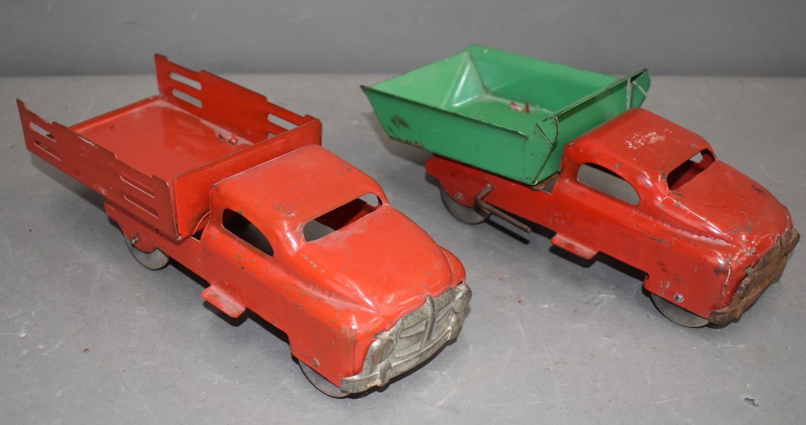 Wyandotte Press Steel Stake & Dump Trucks (1 of 5)