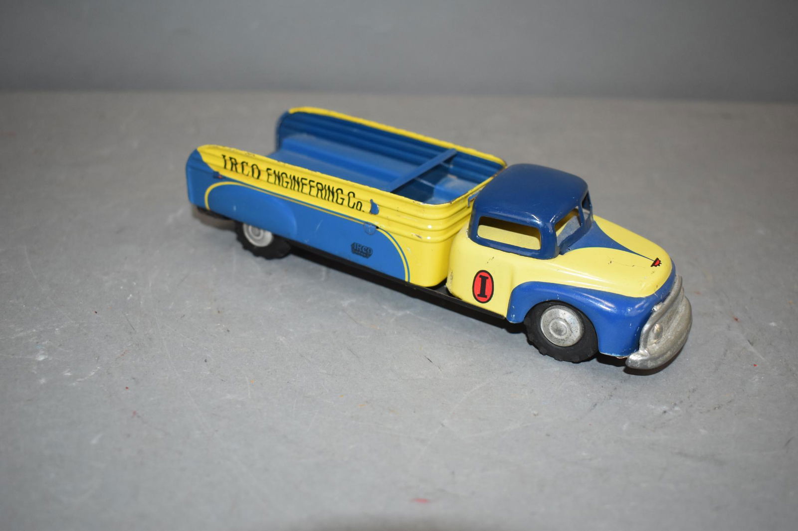 Japanese Tin Litho Friction Drive "IR Co Engineering Co." Truck (1 of 5)