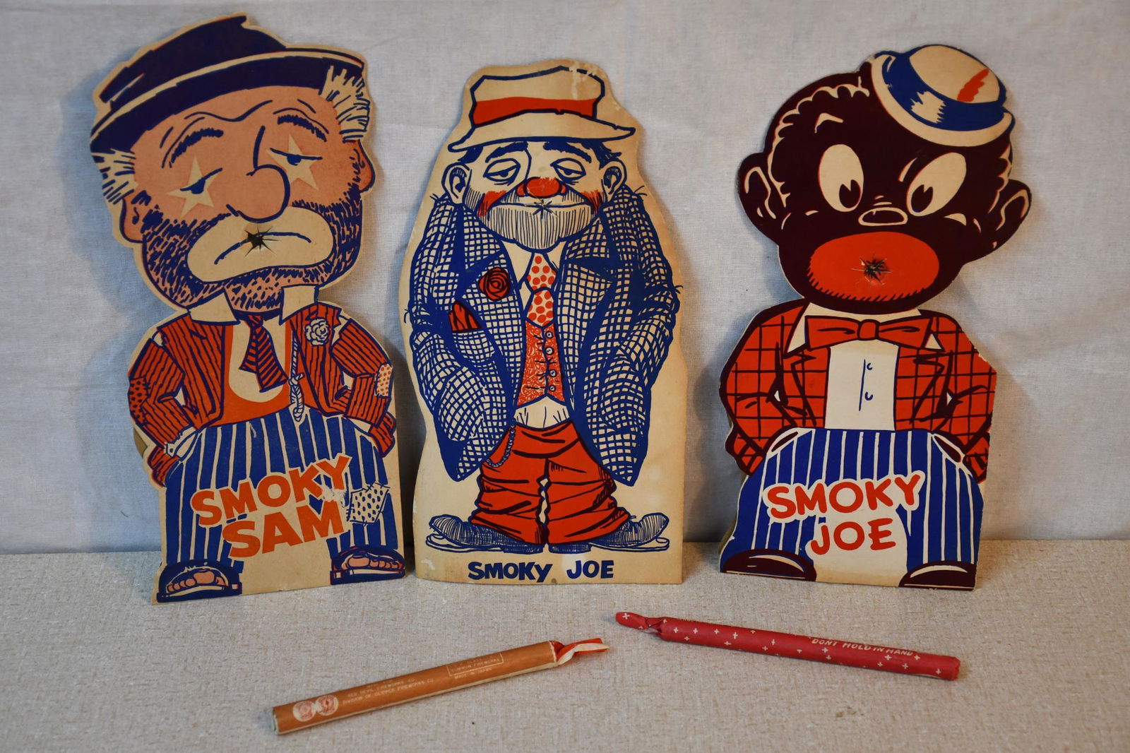 3-Smoky Joe & Smoky Sam Cardboard Figures (1 of 5)