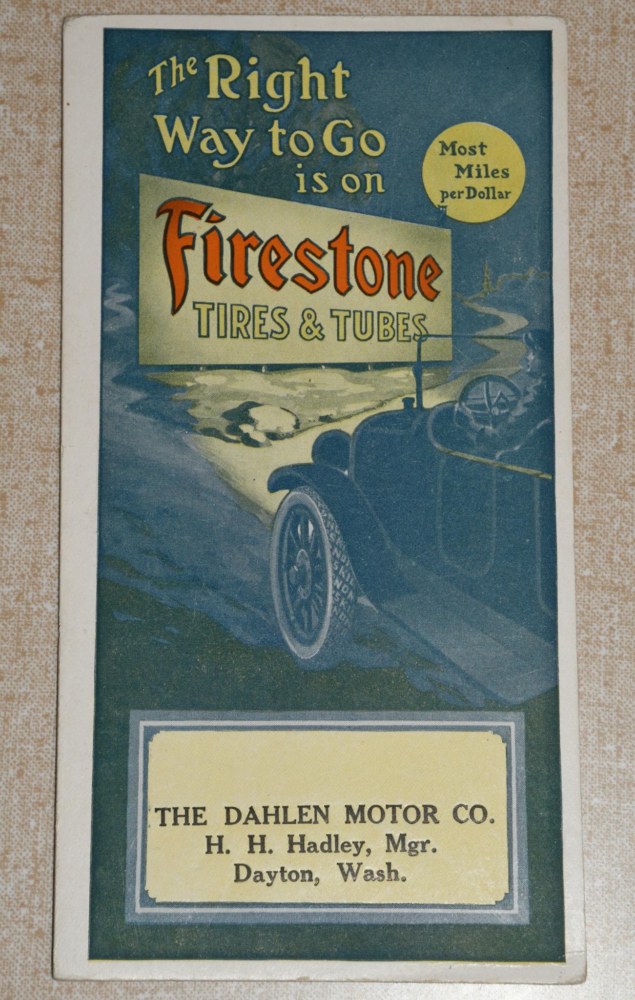 Firestone Tires & Tubes Ink Blotter (1 of 3)