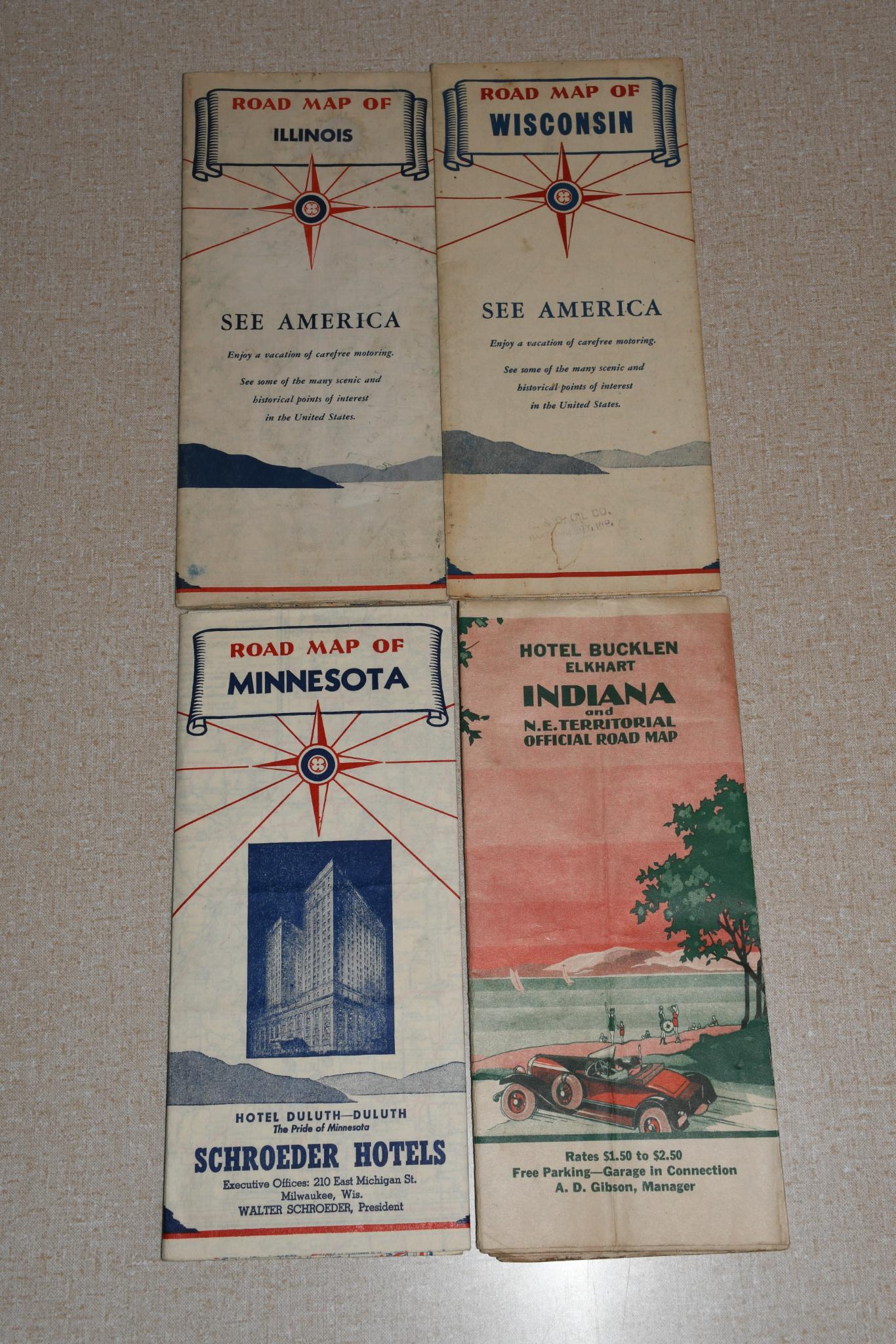 2-Official Auto Trails Map of Yellowstone & Minnesota (1 of 3)