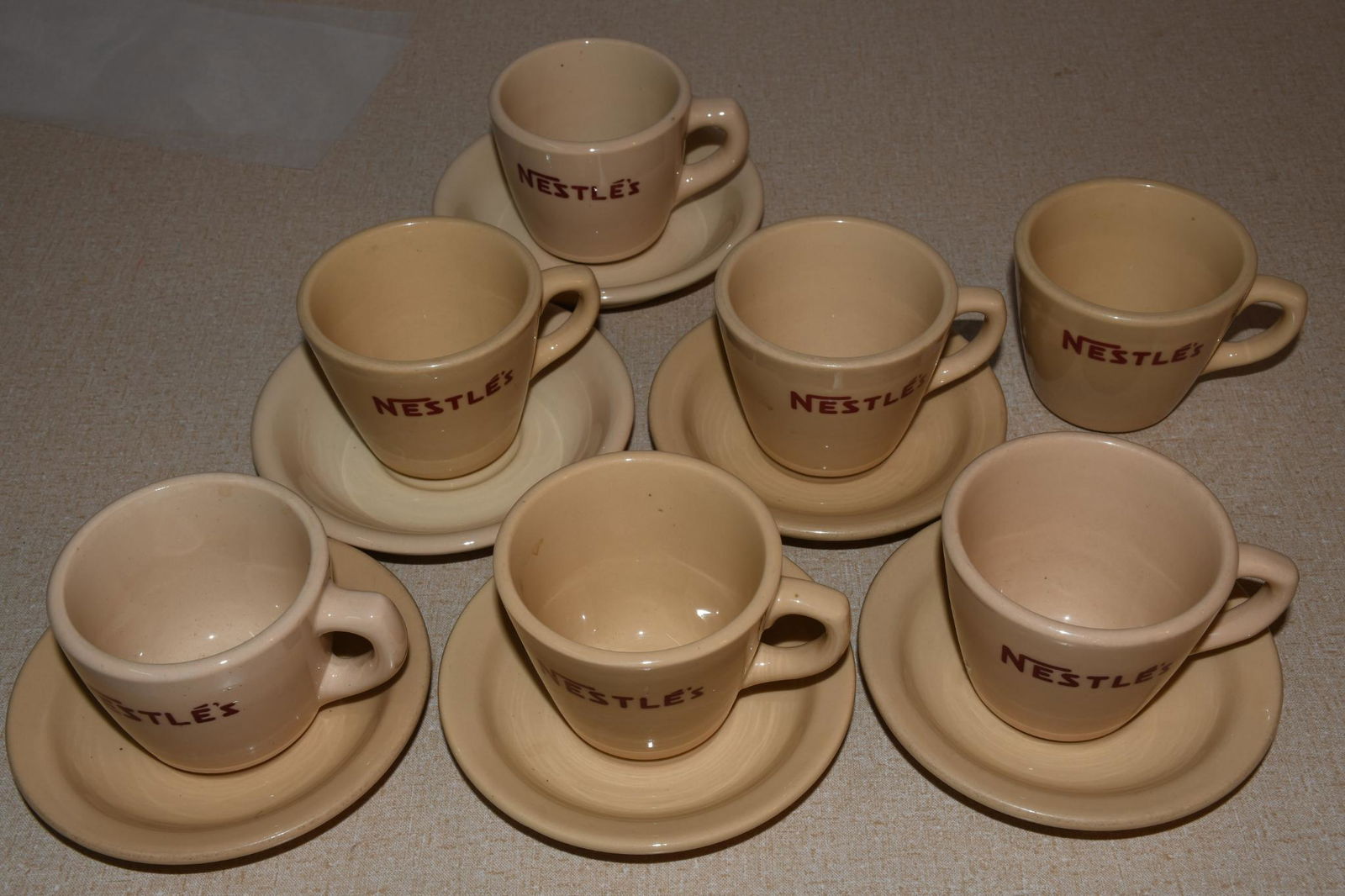 Nestle's Ceramic Cups & Saucers (1 of 4)