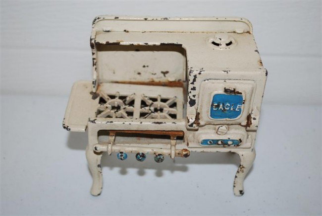 Eagle Cook Stove, cast iron, 4 inches tall,: Eagle Cook Stove, cast iron, 4 inches tall,