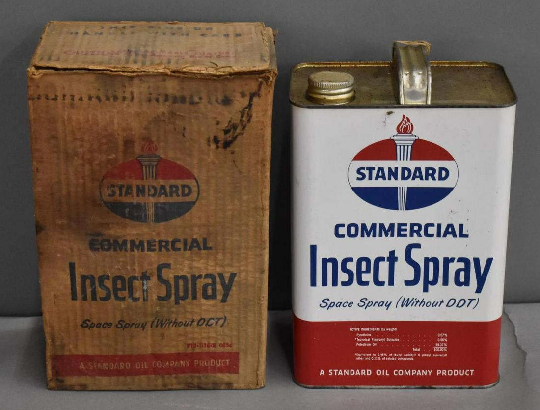 Standard Oil Commercial Insect Spray Gallon Can NIB (1 of 4)