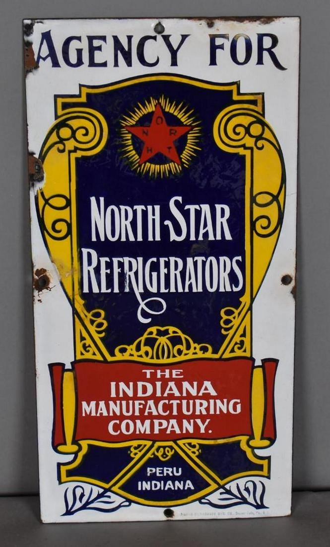 Agency For North Star Refrigerators Porcelain Sign (TAC) (1 of 4)