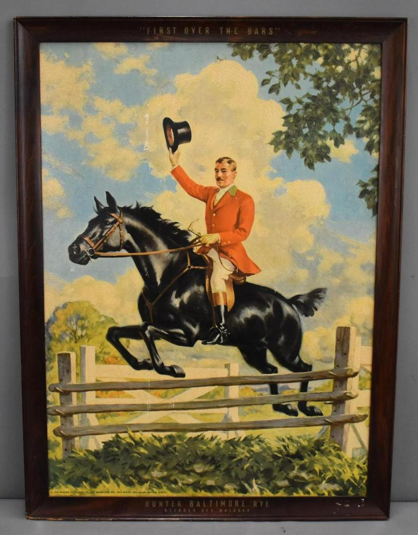 Hunter Baltimore Rye "First Ove the Bars" Poster (1 of 5)
