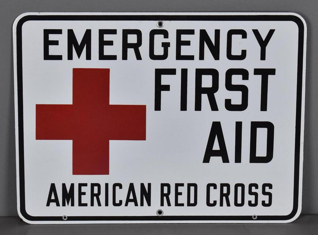 American Red Cross Porcelain Sign (TAC) (1 of 3)
