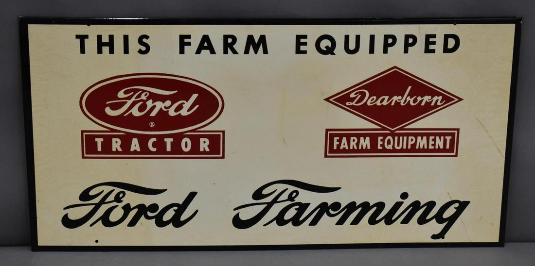 Ford Tractor Dearborn Farm Equipment Metal Sign (TAC) (1 of 2)