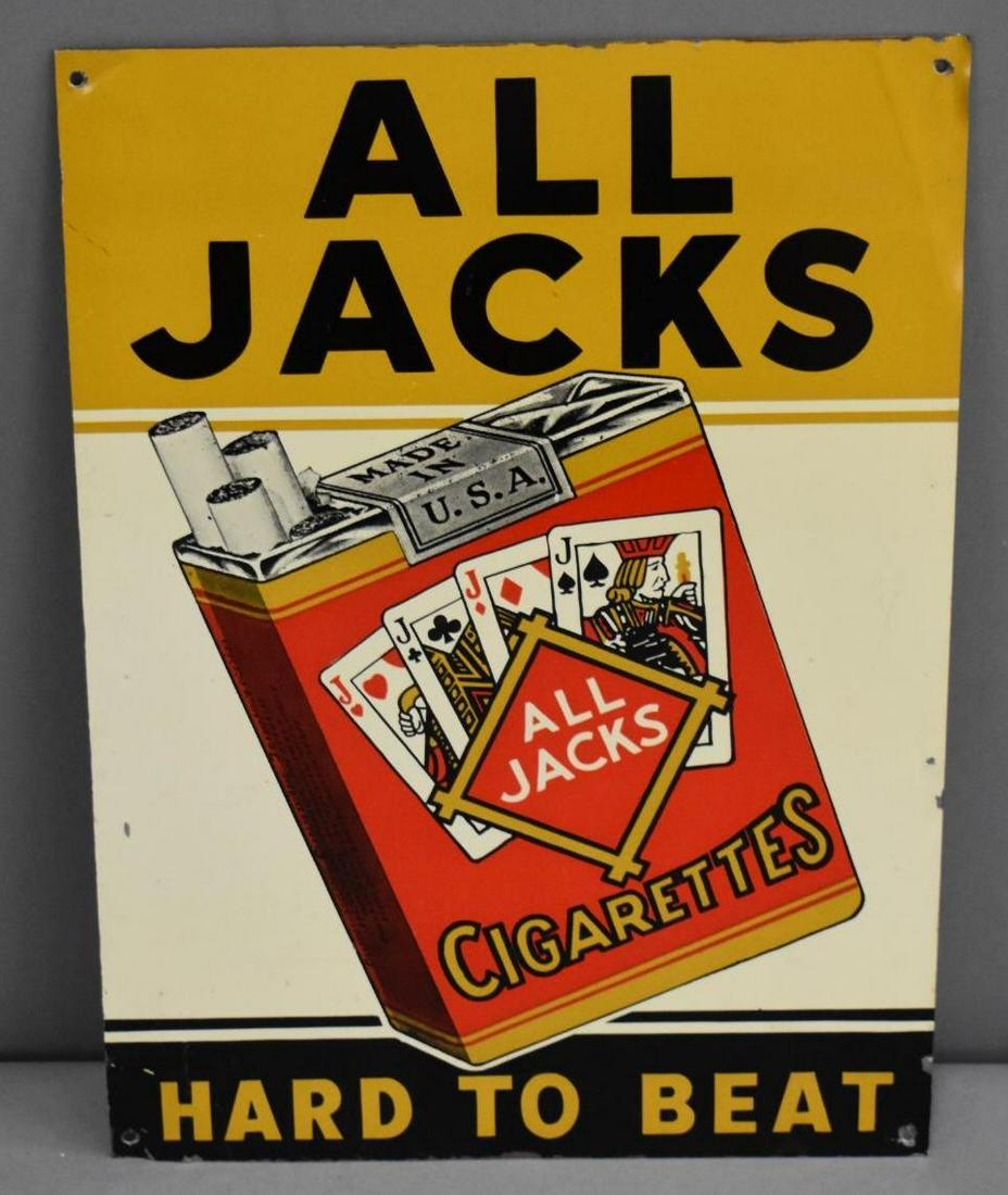 ALL JACKS Cigarettes Metal Sign (1 of 3)