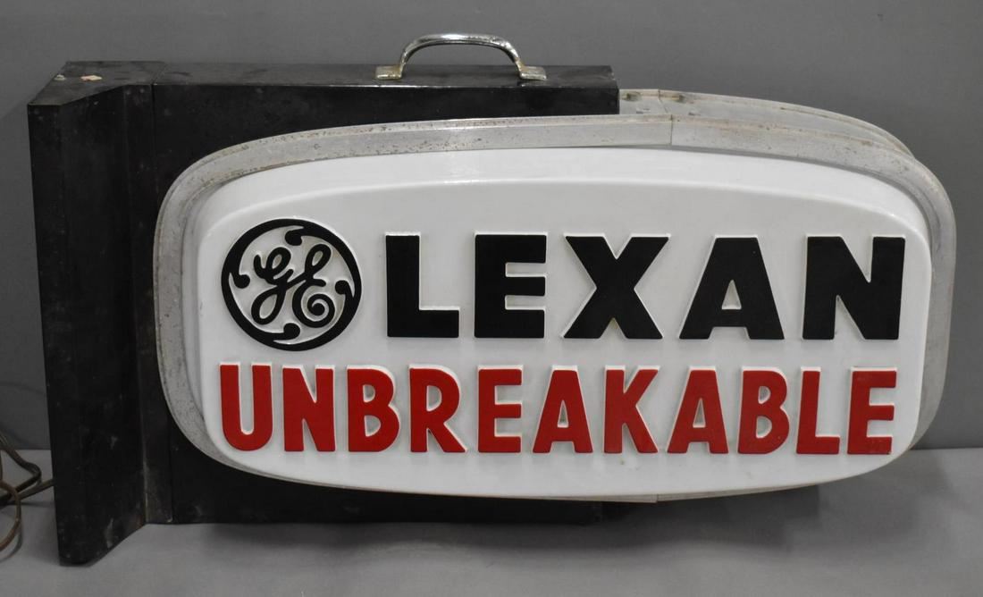 Lexan Unbreakable Plastic Sign Salesman Sample (TAC) (1 of 6)