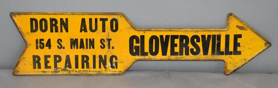 Dorn Auto Repairing Metal Arrow Sign (TAC) (1 of 3)