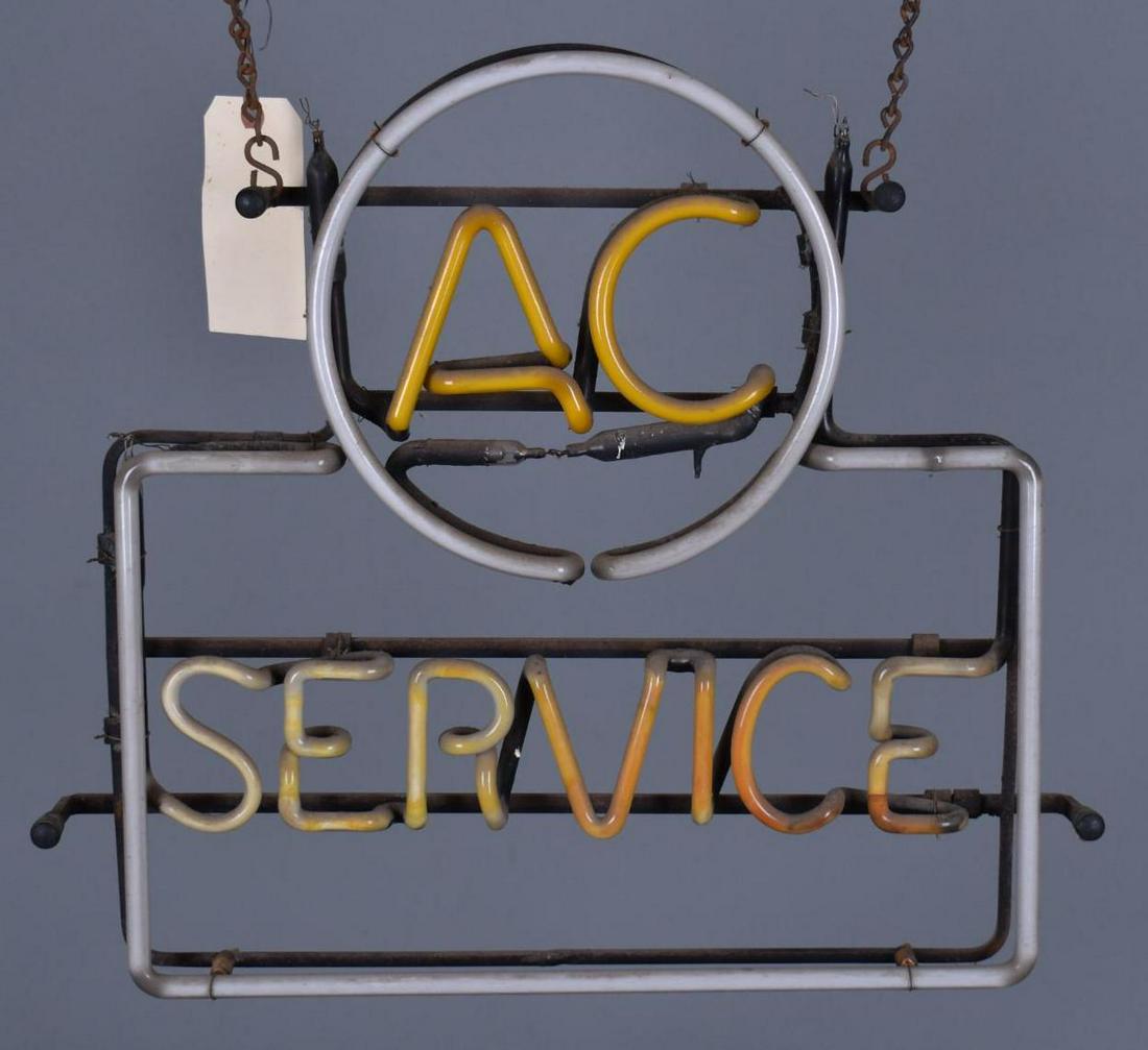 AC Service Neon Skelton Sign (1 of 4)
