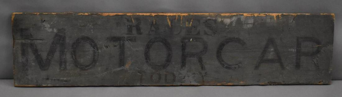 Races Motor Car Today Wood Sign (1 of 2)