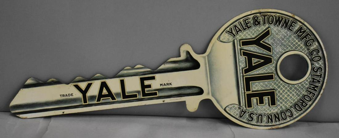 Yale Key Shaped Metal Sign (1 of 5)
