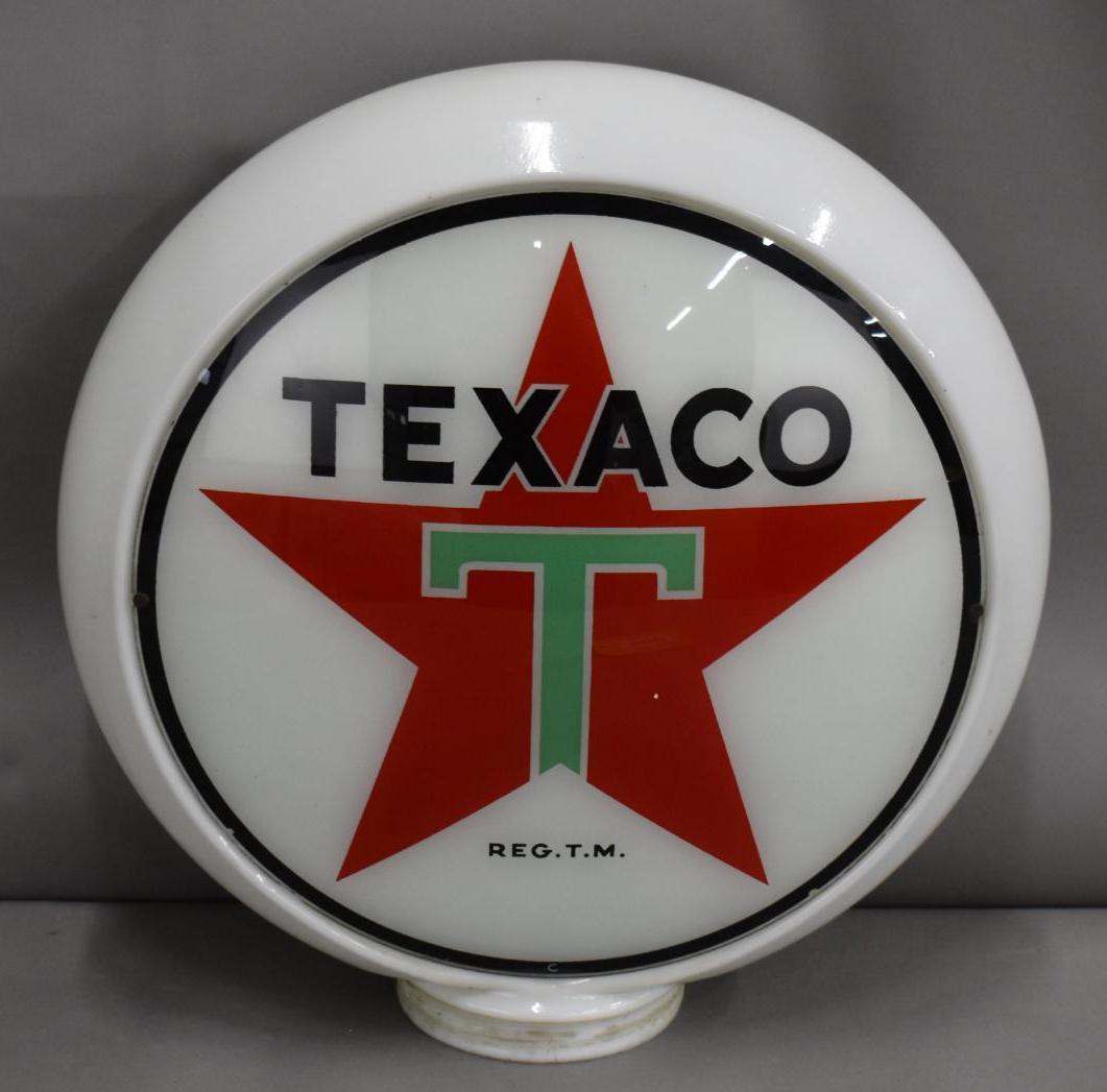 Texaco (white-T) Star Logo 13.5" Globe Lenses (1 of 3)