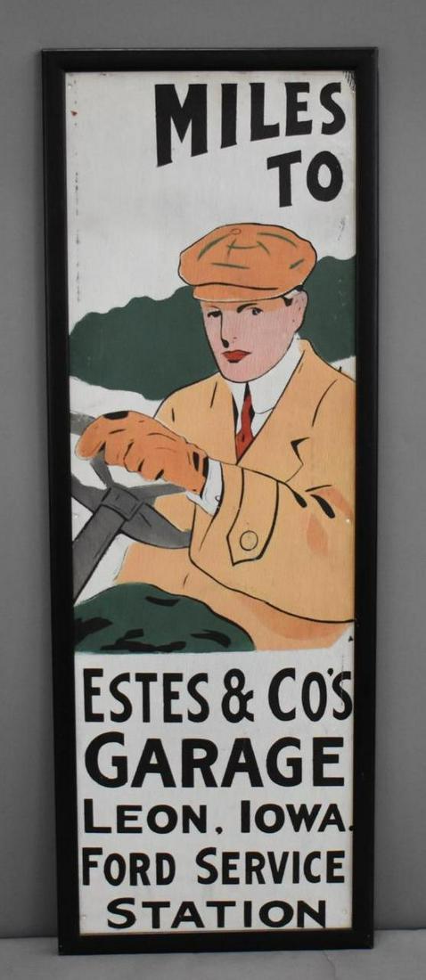 Miles To Estes & Co. Garage Metal Sign (1 of 5)