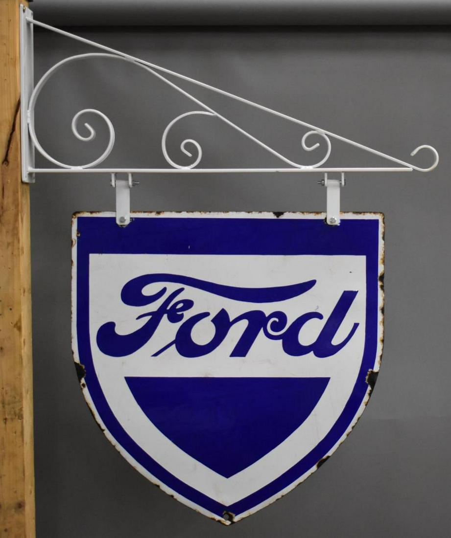 Ford Porcelain Shield Sign (TAC) (1 of 5)
