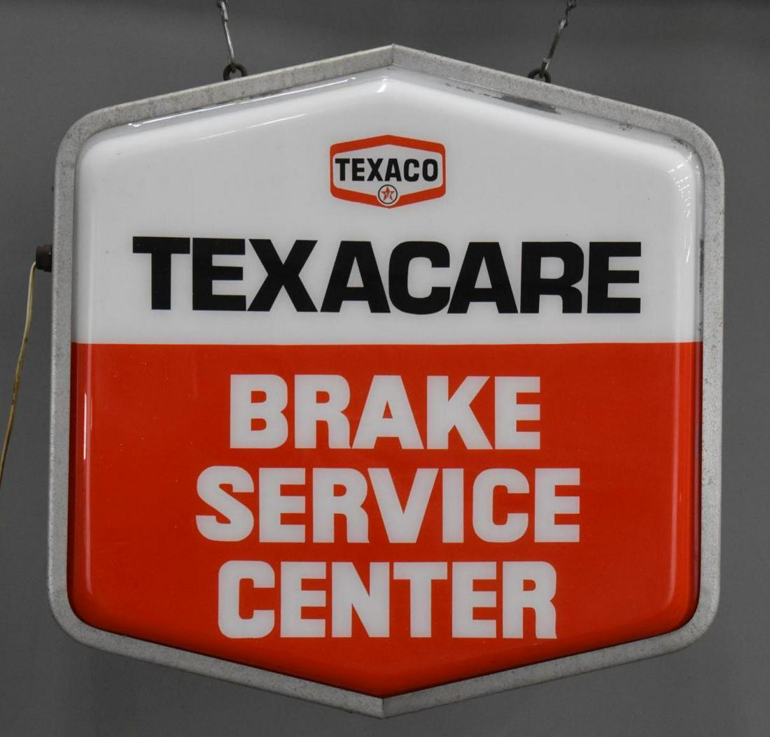 Texaco Texacare Brake Service Center Lighted Sign (TAC) (1 of 5)