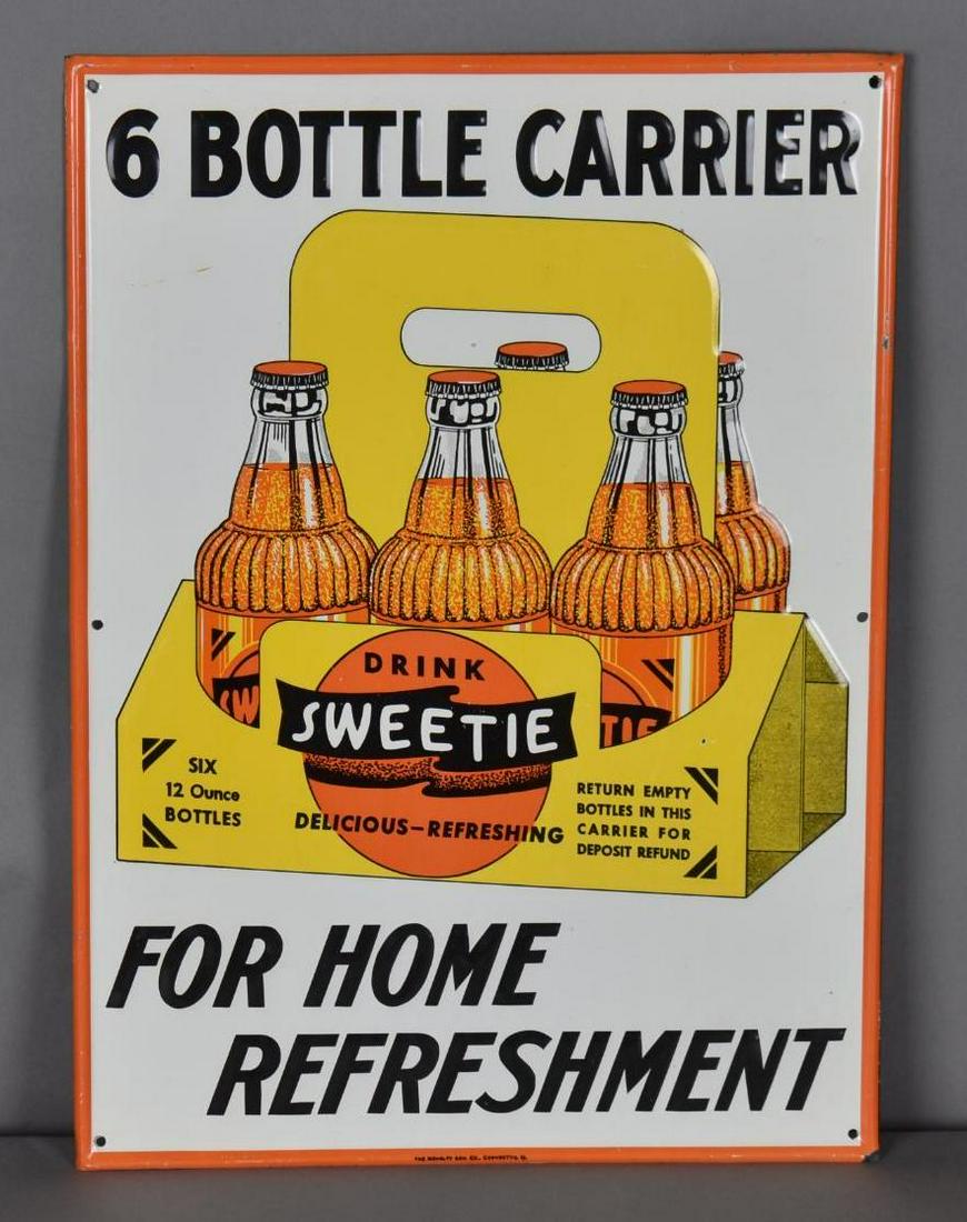 Drink Sweetie 6 Bottle Carrier For Home Refreshment Metal Sign (TAC) (1 of 4)