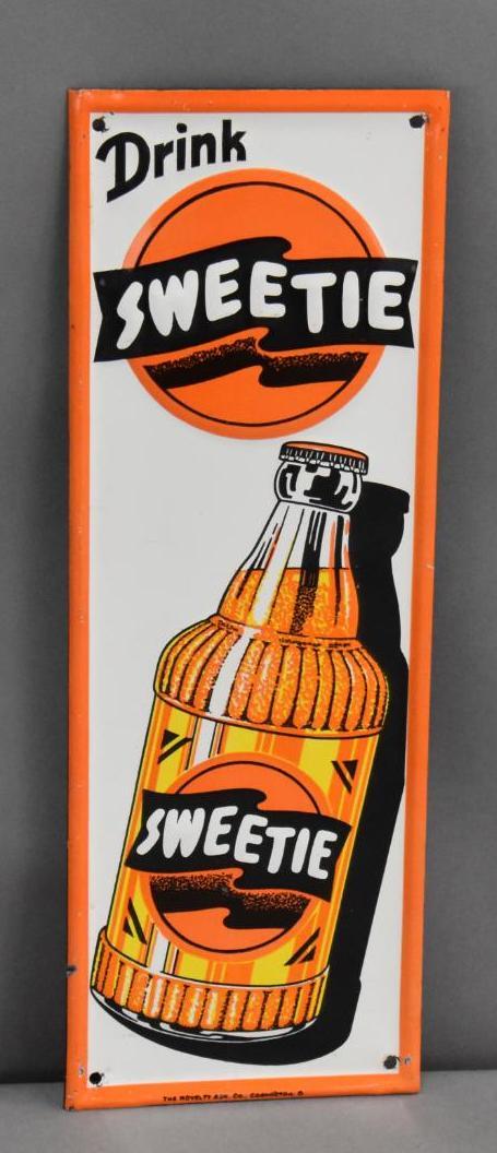 Drink Sweetie w/bottle Logo Metal Sign (TAC) (1 of 2)