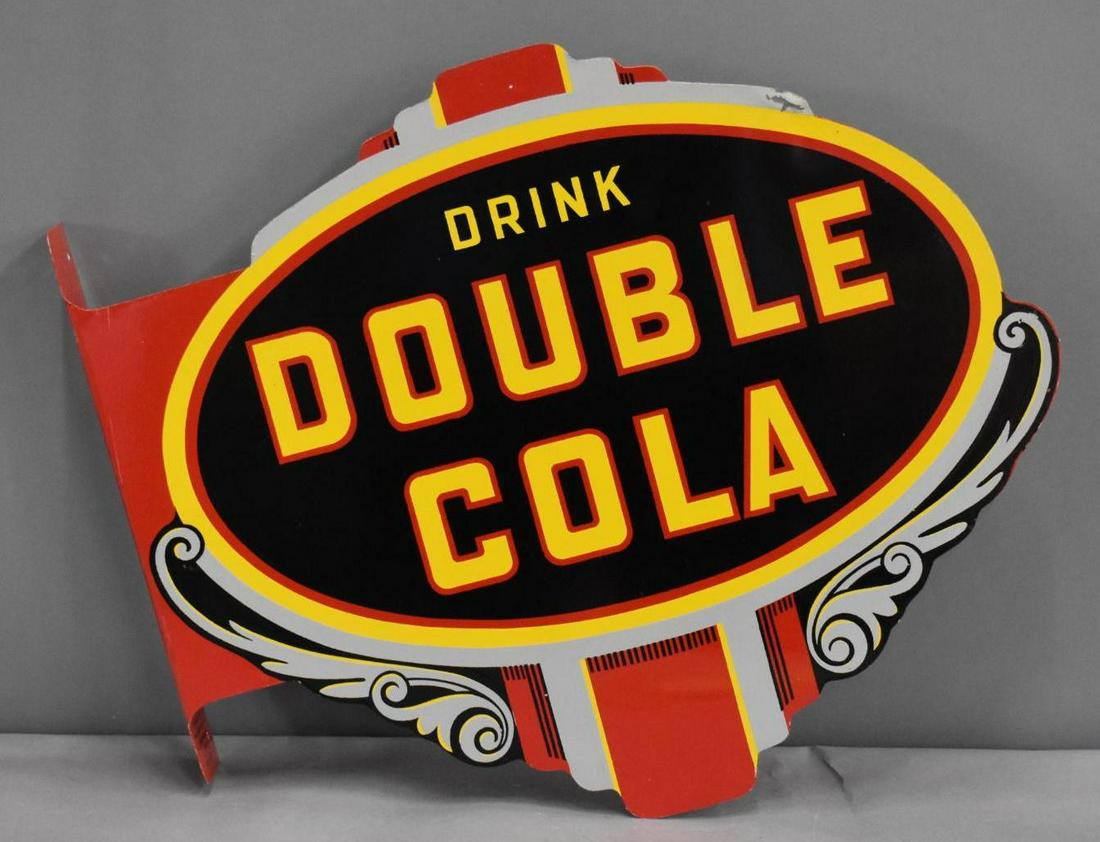 Drink Double Cola Metal Flange Sign (TAC) (1 of 4)