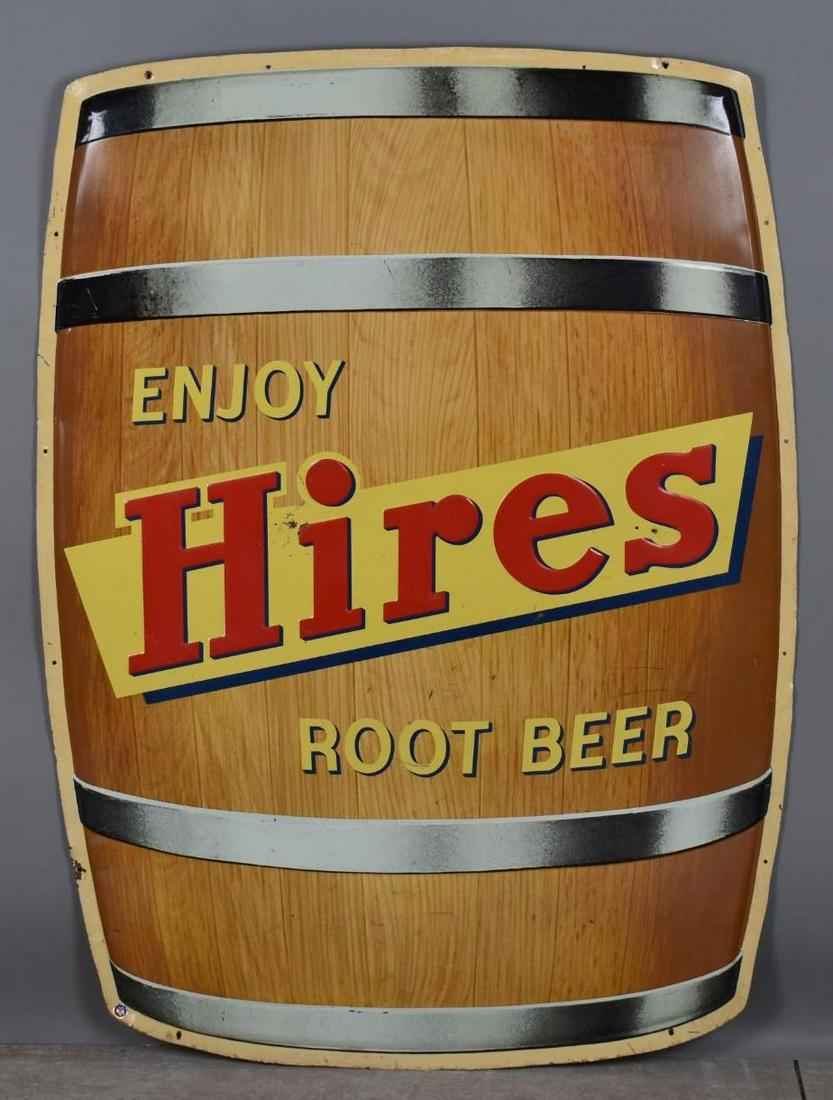 Enjoy Hires Root Beer Large Metal Sign (TAC) (1 of 3)