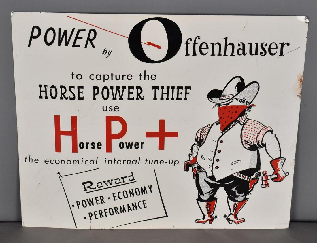 Power by Offenhauser w/Logo Metal Sign (TAC) (1 of 4)