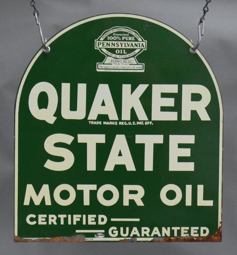 Quaker State Motor Oil Metal Sign (small) (TAC) (1 of 4)