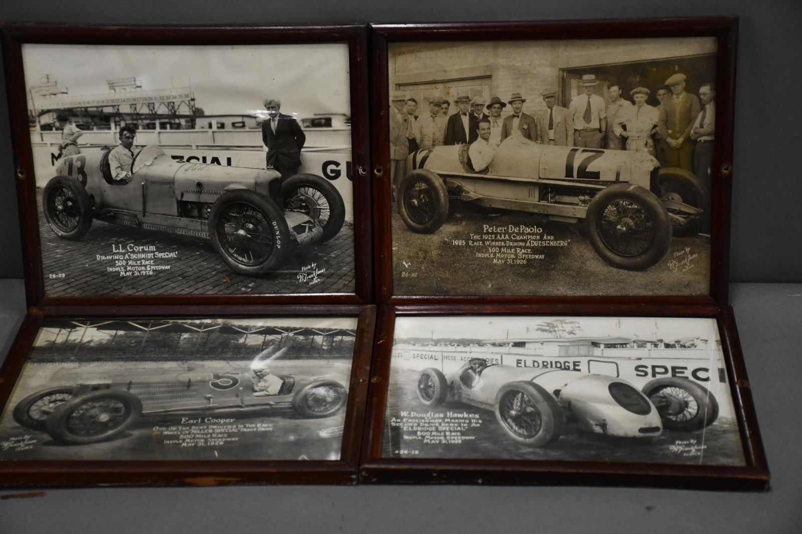 4-1926 Indy 500 Driver & Car Photos by Frank Jones (1 of 5)