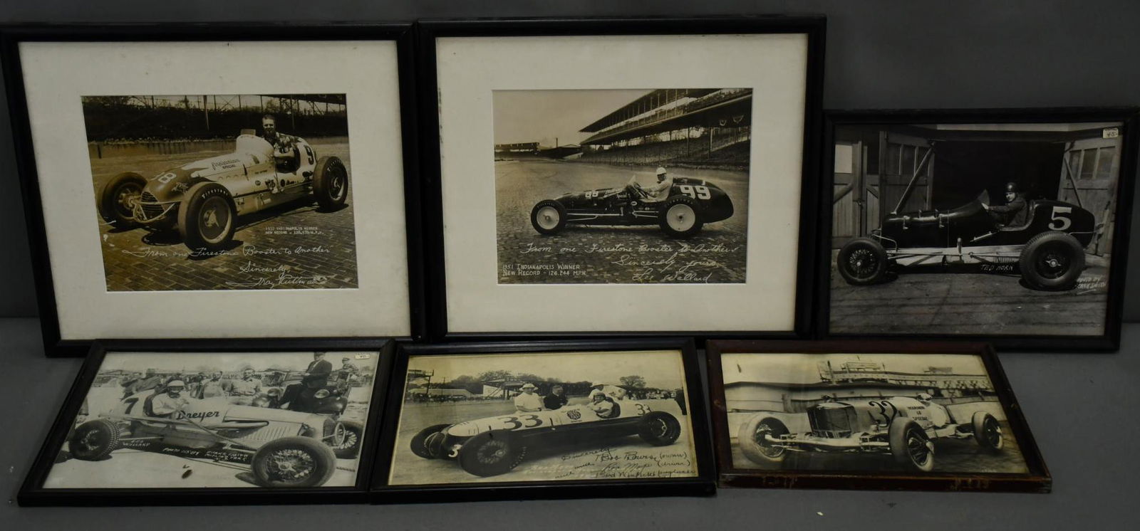 6-Open Wheel Race Cars & Drivers Photographs (1 of 7)