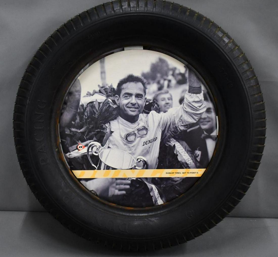 Dunlop Racing Tire w/Race Car Driver Phil Hill Insert (1 of 5)