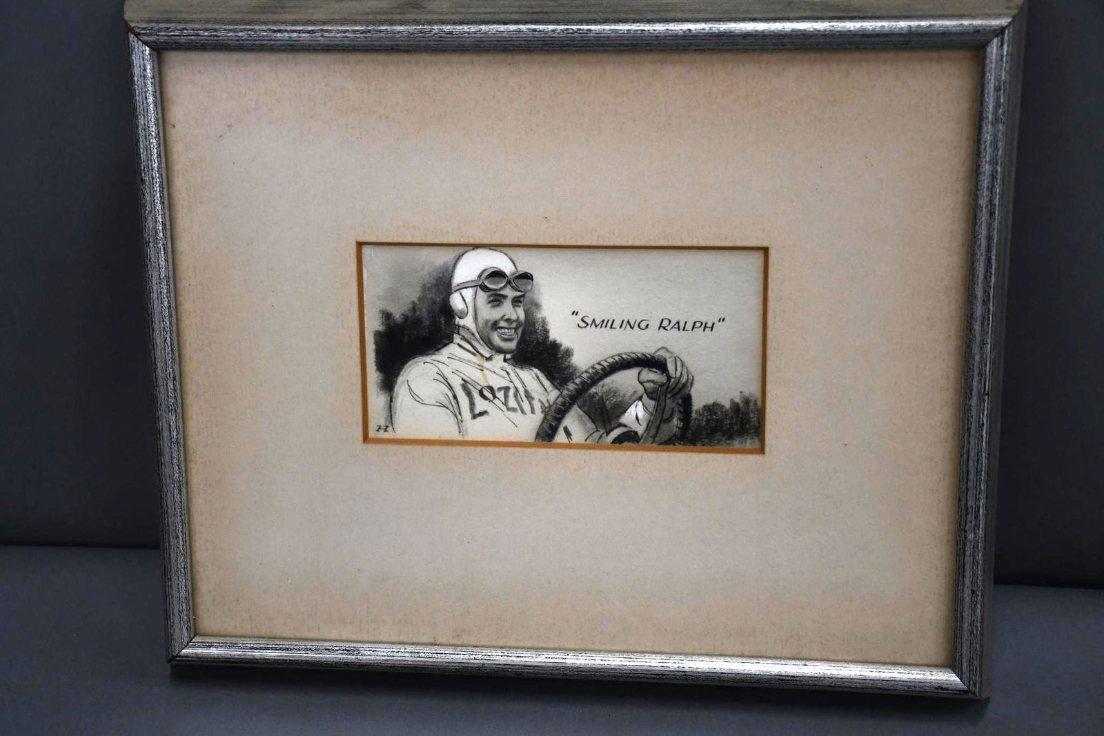 Race Car Drive "Smiling Ralph" by Peter Helck (1 of 5)