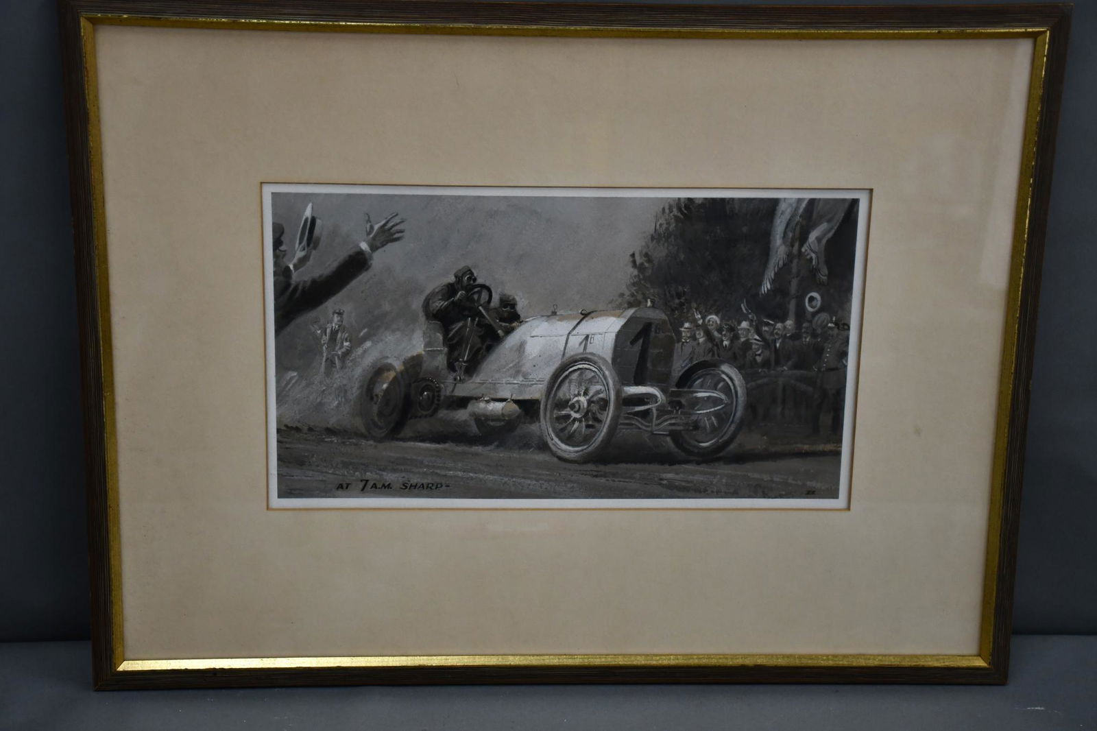 "At 7 A.M. Sharp" Lithograph by Peter Helck (1 of 5)