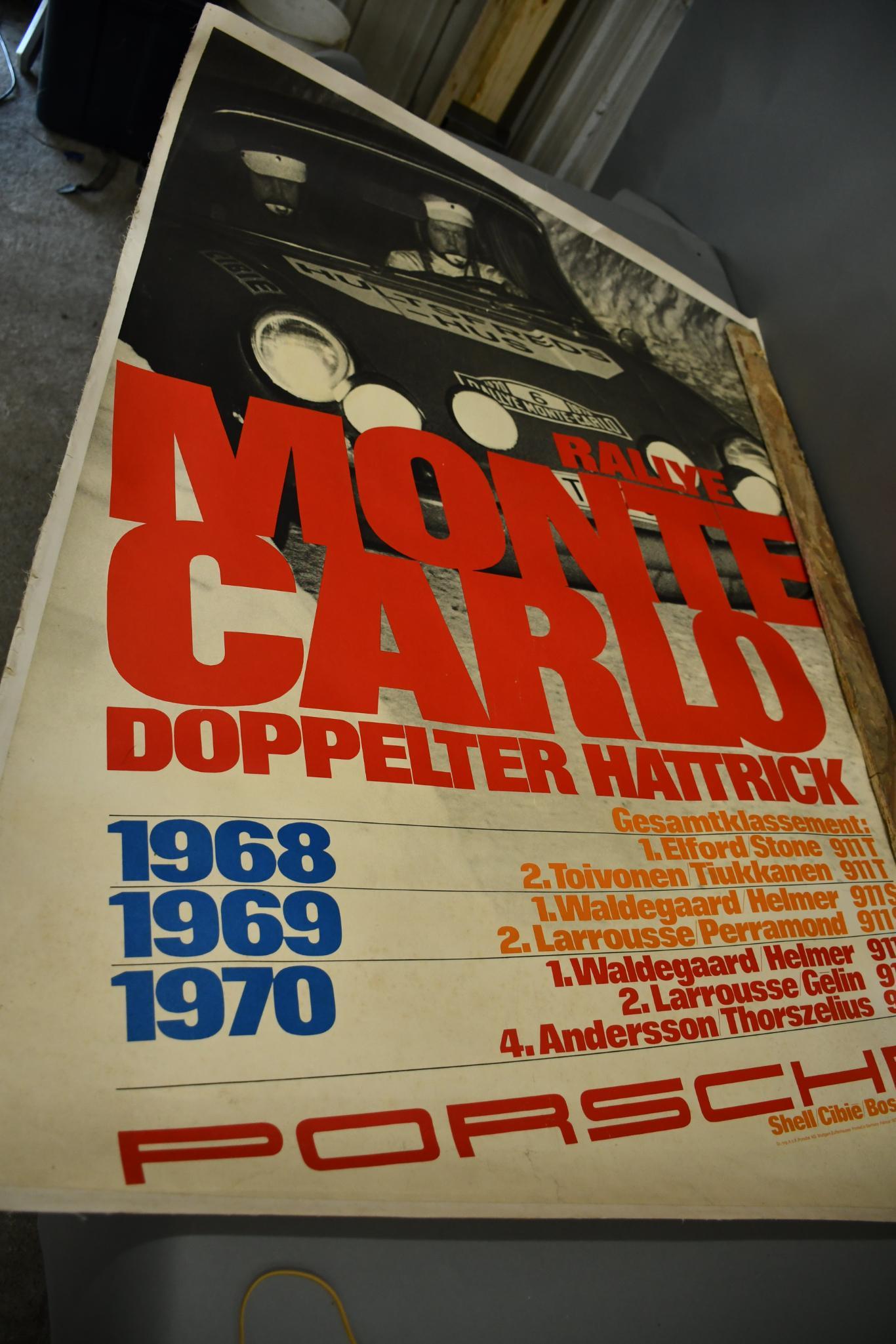 1970 Porsche Rallye Monte Carlo Poster (1 of 4)