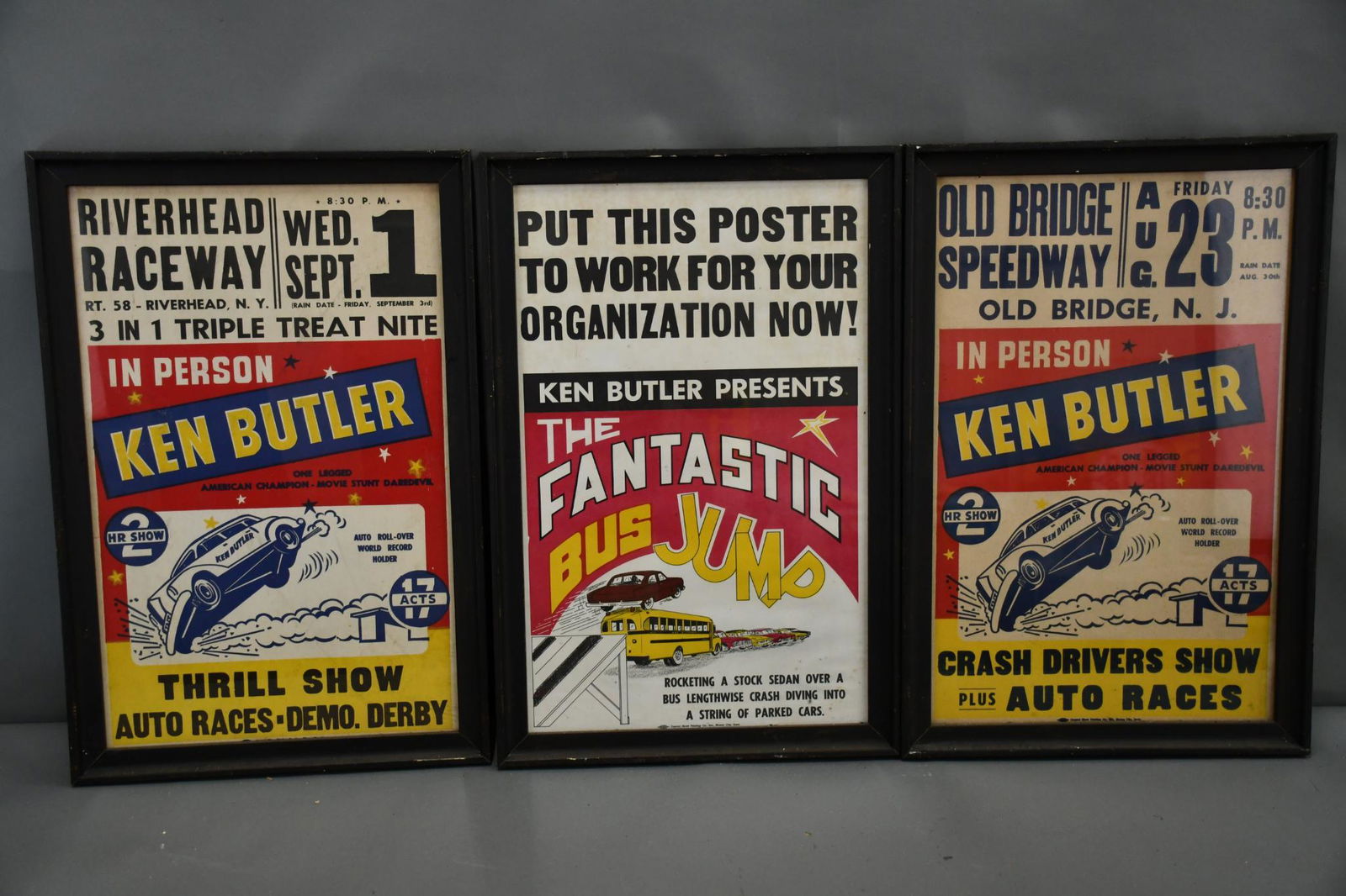3-Ken Butler (one-legged) Crash Drivers Show Posters (1 of 4)