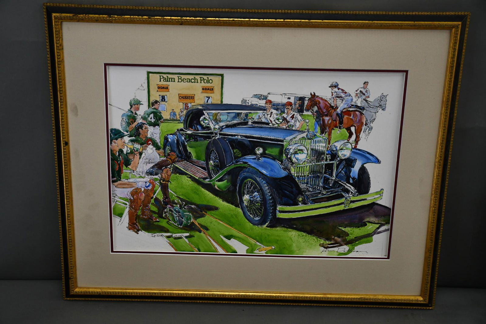 Palm Beach Polo w/Rolls-Royce by Ken Dallison (1 of 8)