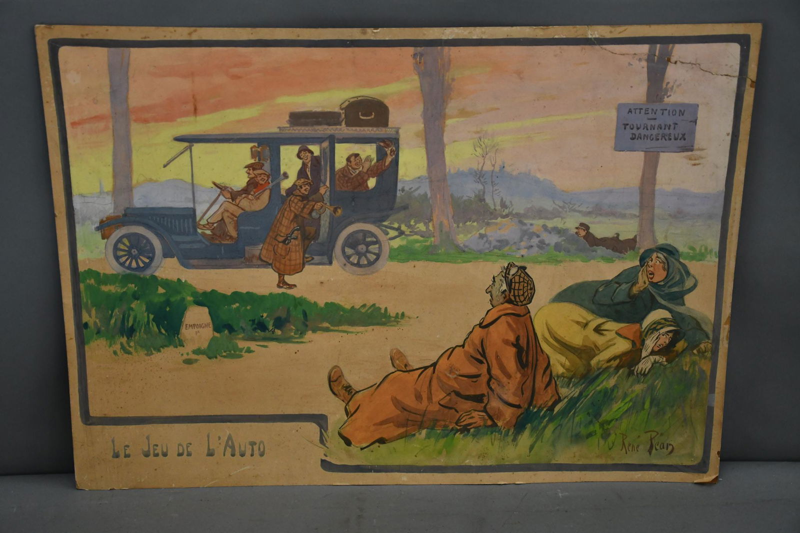 Attention Tournant Dangereux by Rene Pear (1 of 8)